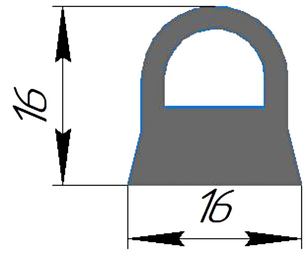 Силиконовый профиль №0289