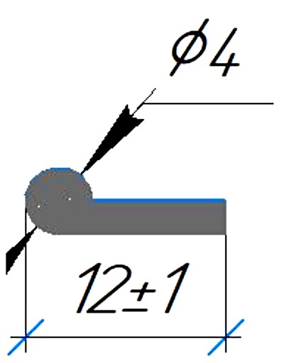 Силиконовый профиль №0766