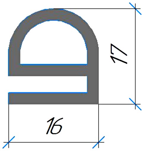 Силиконовый профиль №0563