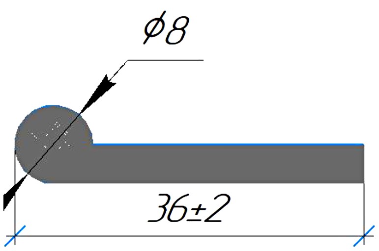 Силиконовый профиль №0764