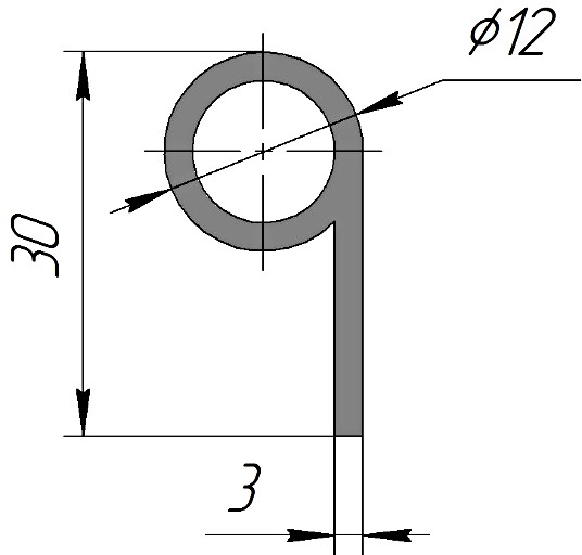 Силиконовый профиль №0262