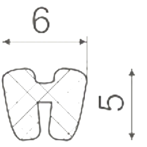 Силиконовый профиль №0116