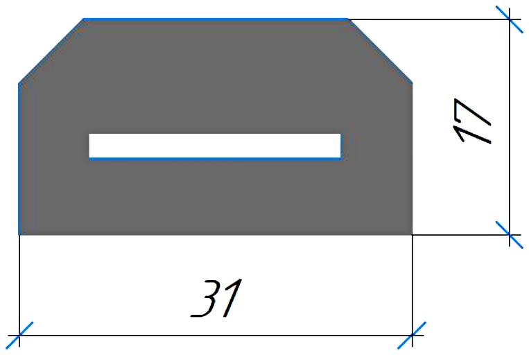 Силиконовый профиль №0602