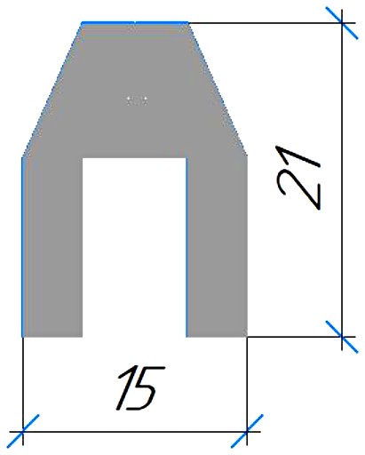 Силиконовый профиль №0340