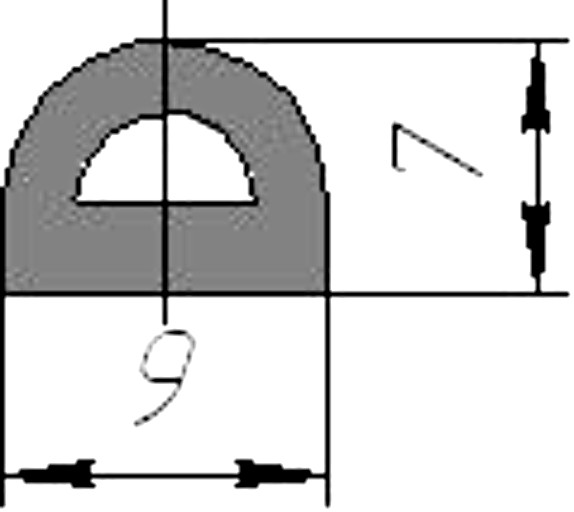 Силиконовый профиль №0028
