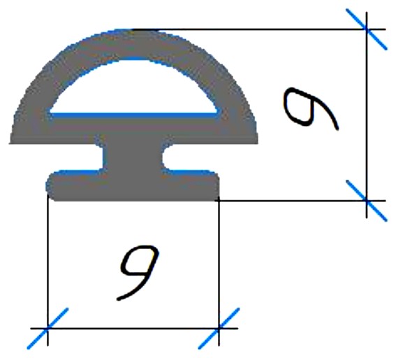 Силиконовый профиль №0530