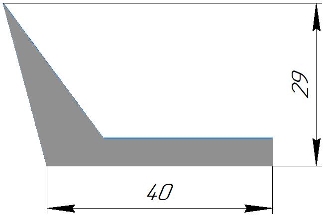 Силиконовый профиль №0433