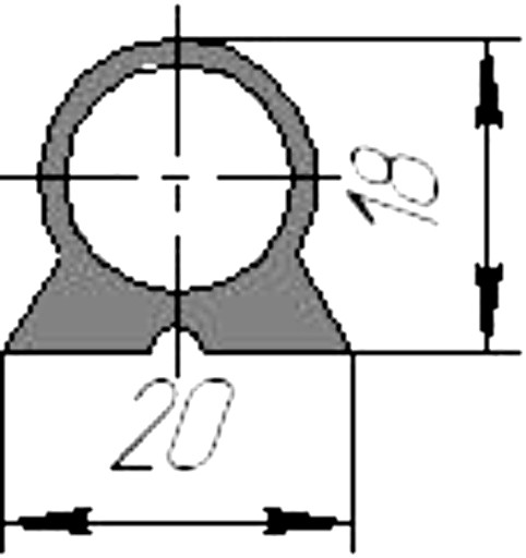 Силиконовый профиль №0077