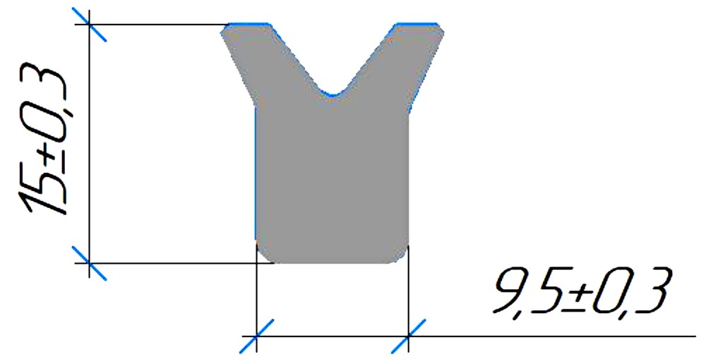 Силиконовый профиль №0385