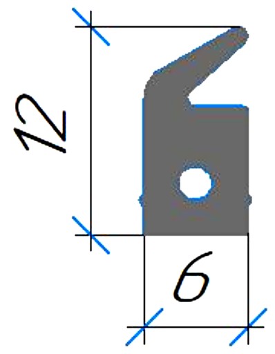Силиконовый профиль №0708