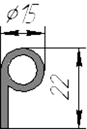Силиконовый профиль №0004