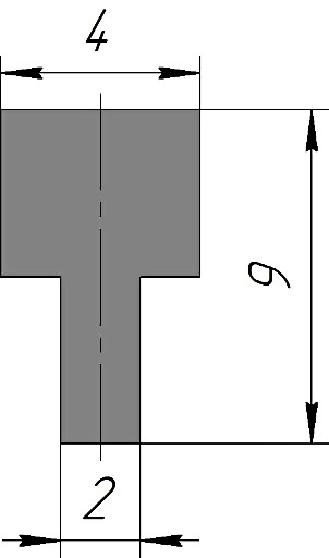 Силиконовый профиль №0213