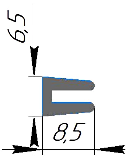Силиконовый профиль №0321