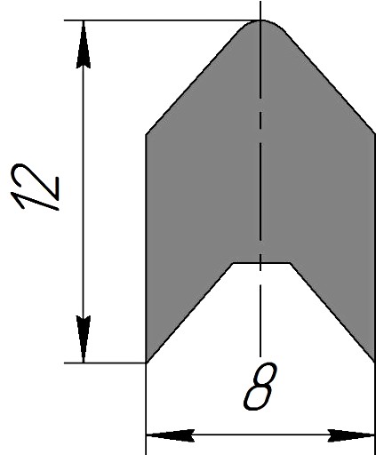 Силиконовый профиль №0195