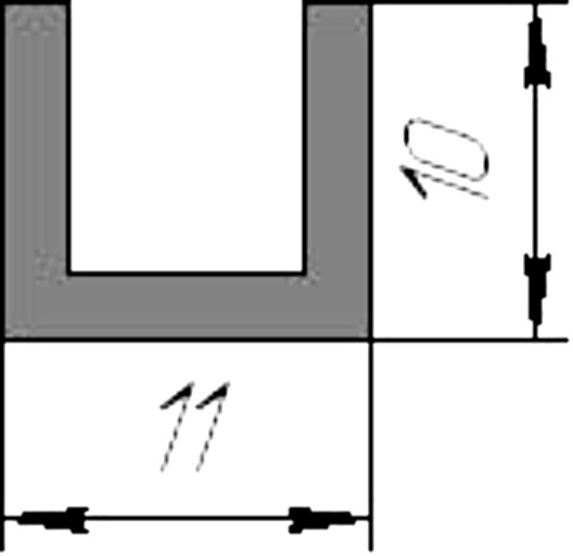 Силиконовый профиль №0037