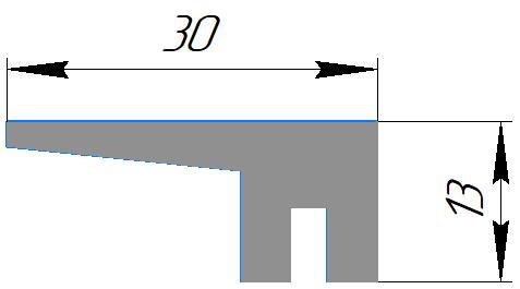 Силиконовый профиль №0440