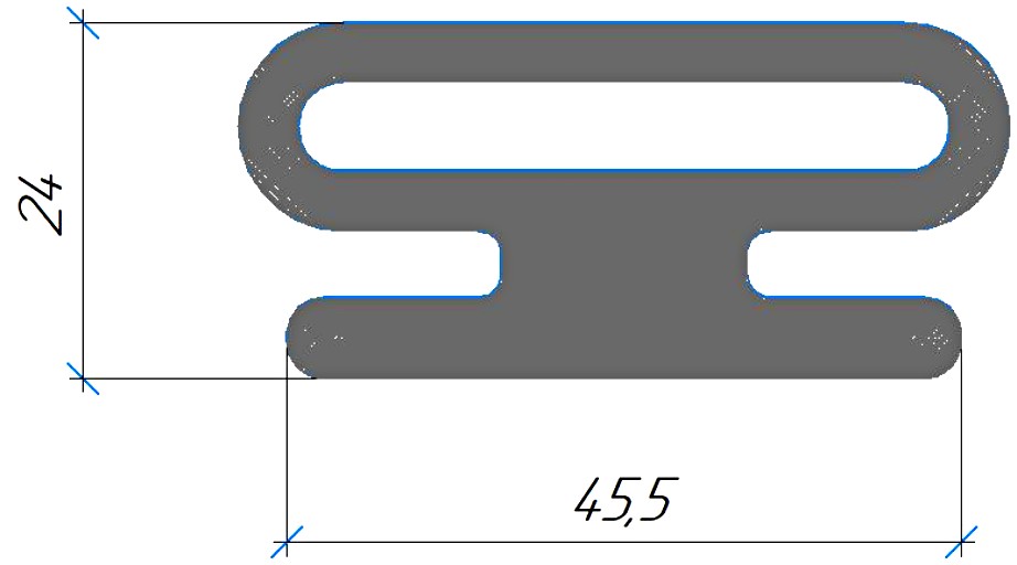 Силиконовый профиль №0511