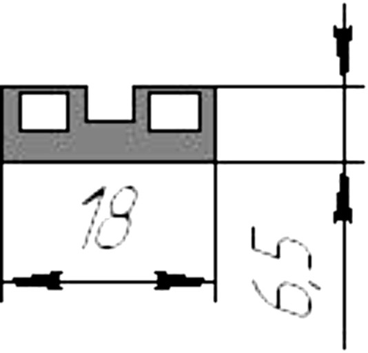 Силиконовый профиль №0033