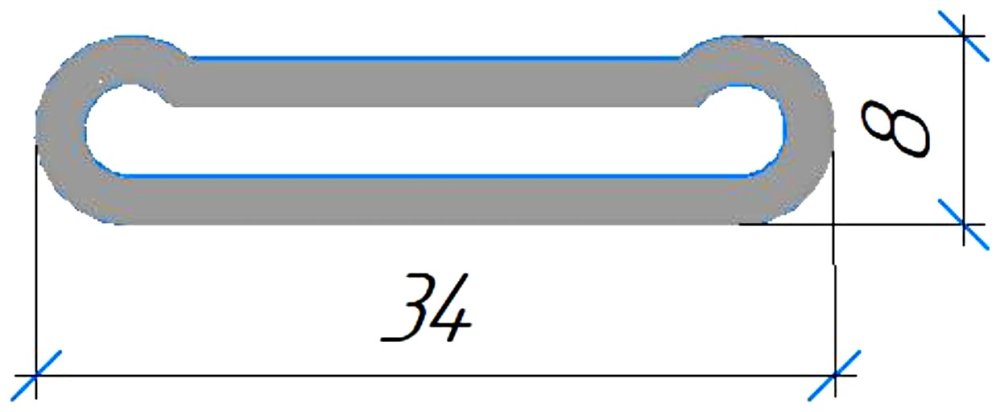 Силиконовый профиль №0351