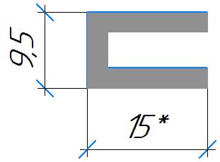 Силиконовый профиль №0423