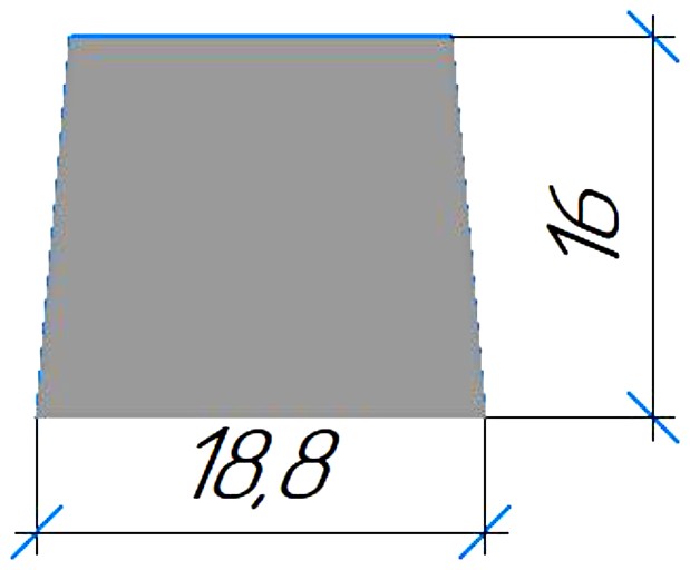 Силиконовый профиль №0170