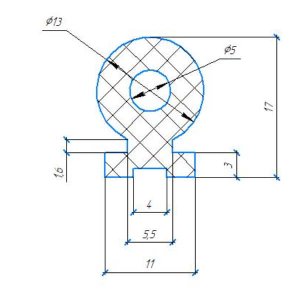 Силиконовый профиль №0963