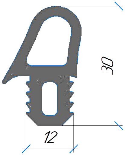Силиконовый профиль №0640