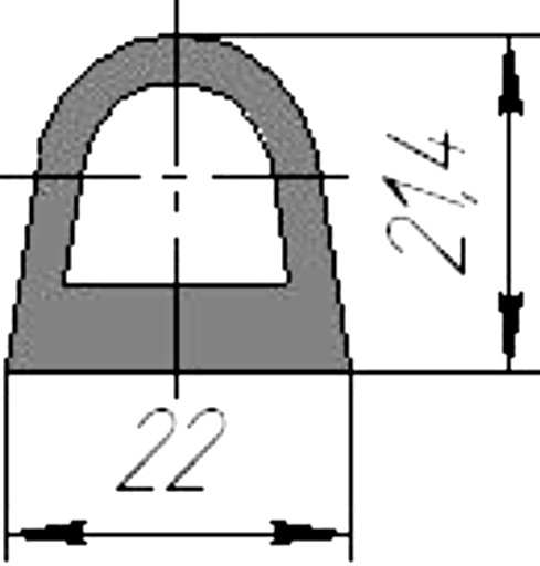 Силиконовый профиль №0060