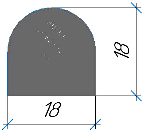 Силиконовый профиль №0614