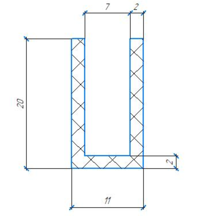 Силиконовый профиль №0953