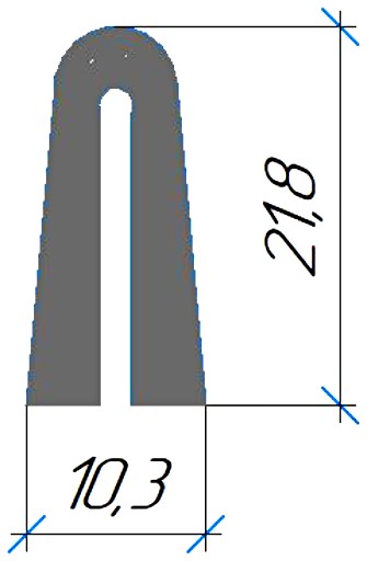 Силиконовый профиль №0529