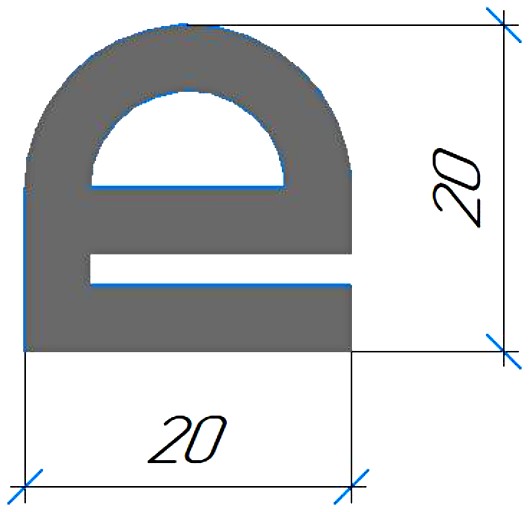 Силиконовый профиль №0559