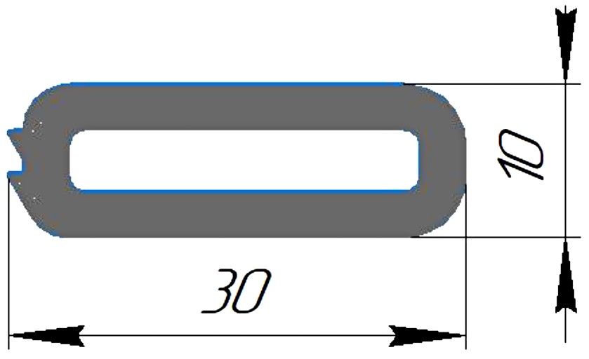 Силиконовый профиль №0323