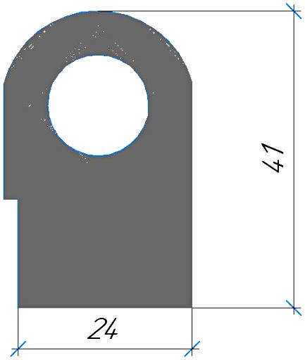Силиконовый профиль №0537