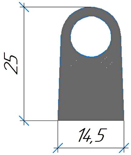 Силиконовый профиль №0735