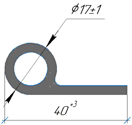 Силиконовый профиль №0769