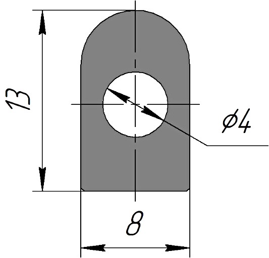 Силиконовый профиль №0264