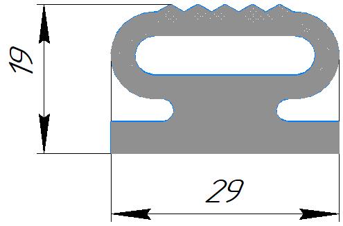 Силиконовый профиль №0437