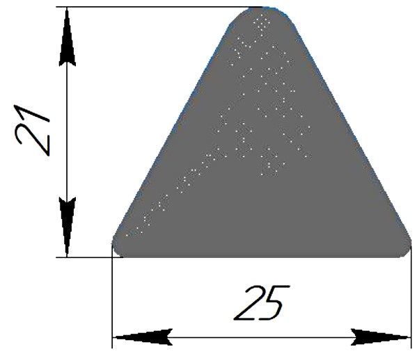 Силиконовый профиль №0319