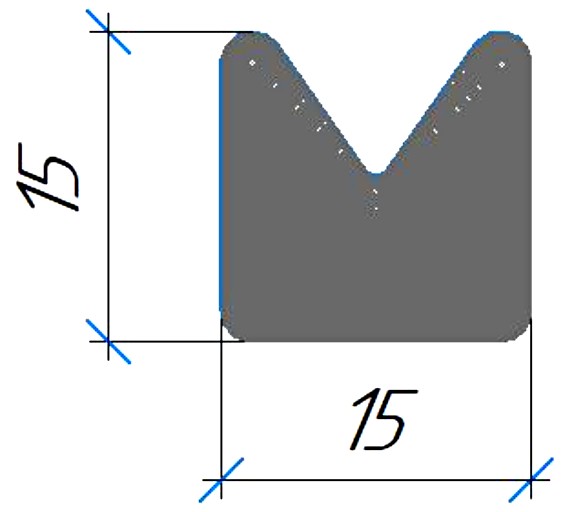 Силиконовый профиль №0717