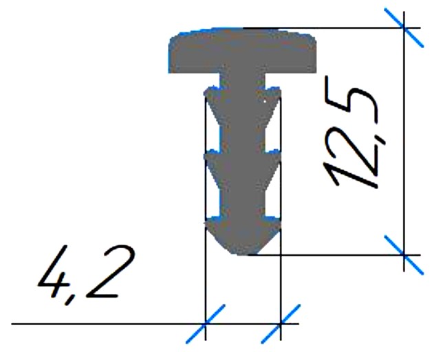 Силиконовый профиль №0637