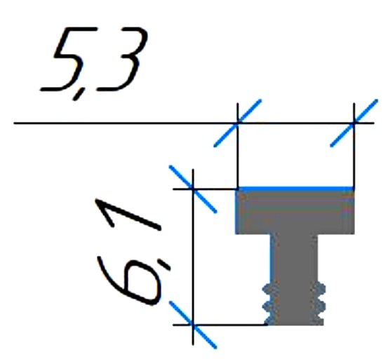 Силиконовый профиль №0580