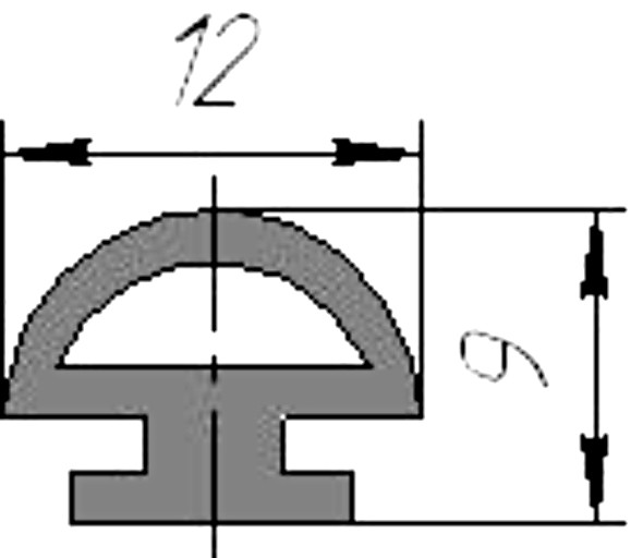 Силиконовый профиль №0080