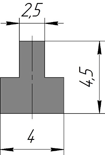 Силиконовый профиль №0164