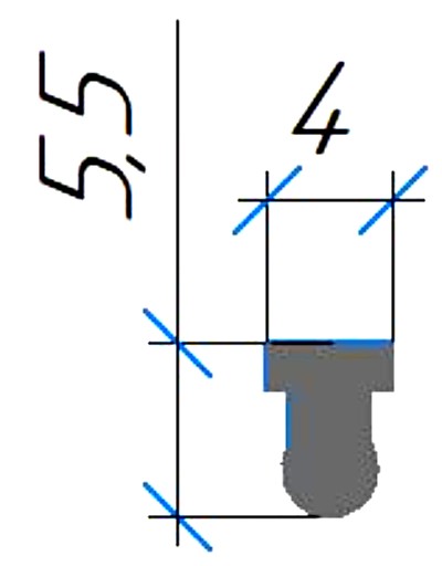 Силиконовый профиль №0515