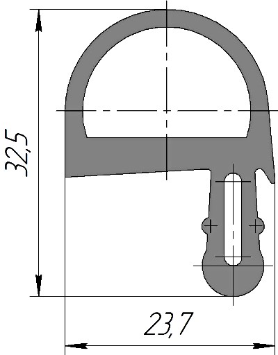 Силиконовый профиль №0131