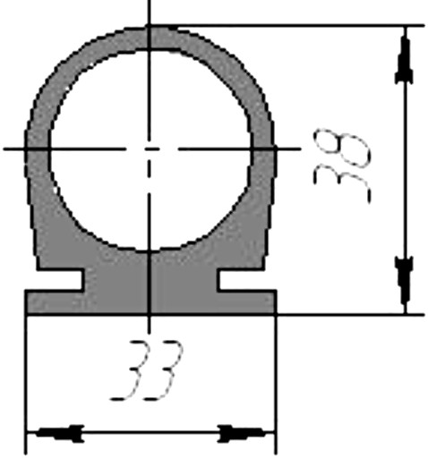 Силиконовый профиль №0059