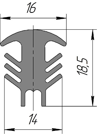 Силиконовый профиль №0239