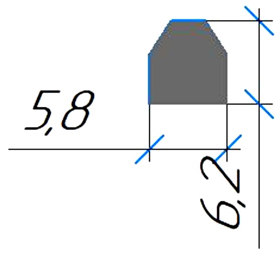 Силиконовый профиль №0644