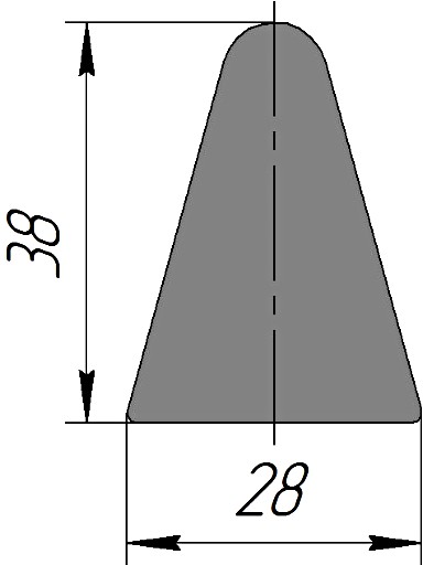 Силиконовый профиль №0232